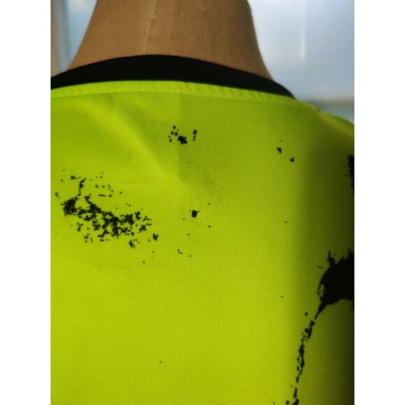 SS360° Backwoods Camo/Florescent Green Reflective Safe Shirt/Short Sleeve/SZ Lrg - Picture 4 of 5